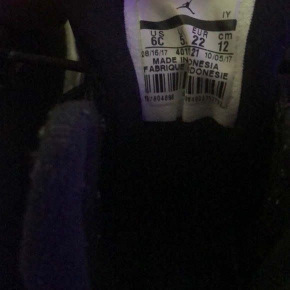 Retro Jordan 9 size 6c toddler shoe - Picture 1 of 3